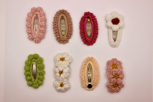 Handmade Hair Clips Set- 2 For 10$